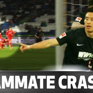 Crash Goal – Ja-Cheol Koo Clean Through After Hannover Players Collide Head On