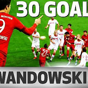 Robert Lewandowski - All 30 goals from 2015/2016