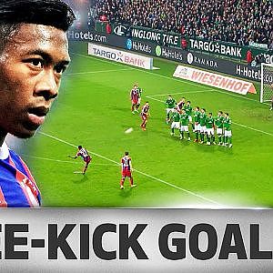 David Alaba - All His Bayern Free-Kick Goals