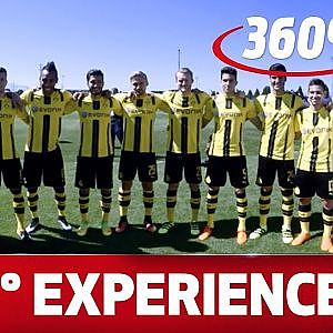 360 Degree Borussia Dortmund Team Huddle - Up Close With Pulisic, Dembele & Co.