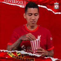Roberto Firmino Popcorn GIF by Liverpool FC