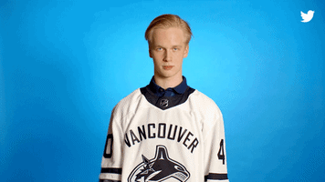 looking elias pettersson GIF by Twitter